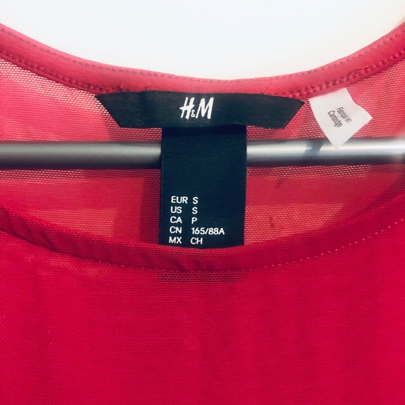 [H&M] BNWOT Sweetheart Mesh-Top Dress - Picture 2 of 5